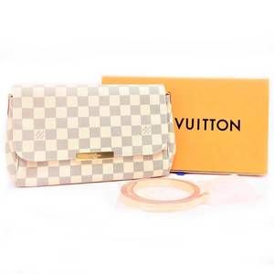 Louis Vuitton Damier Azur White Favorite MM Crossbody Bag